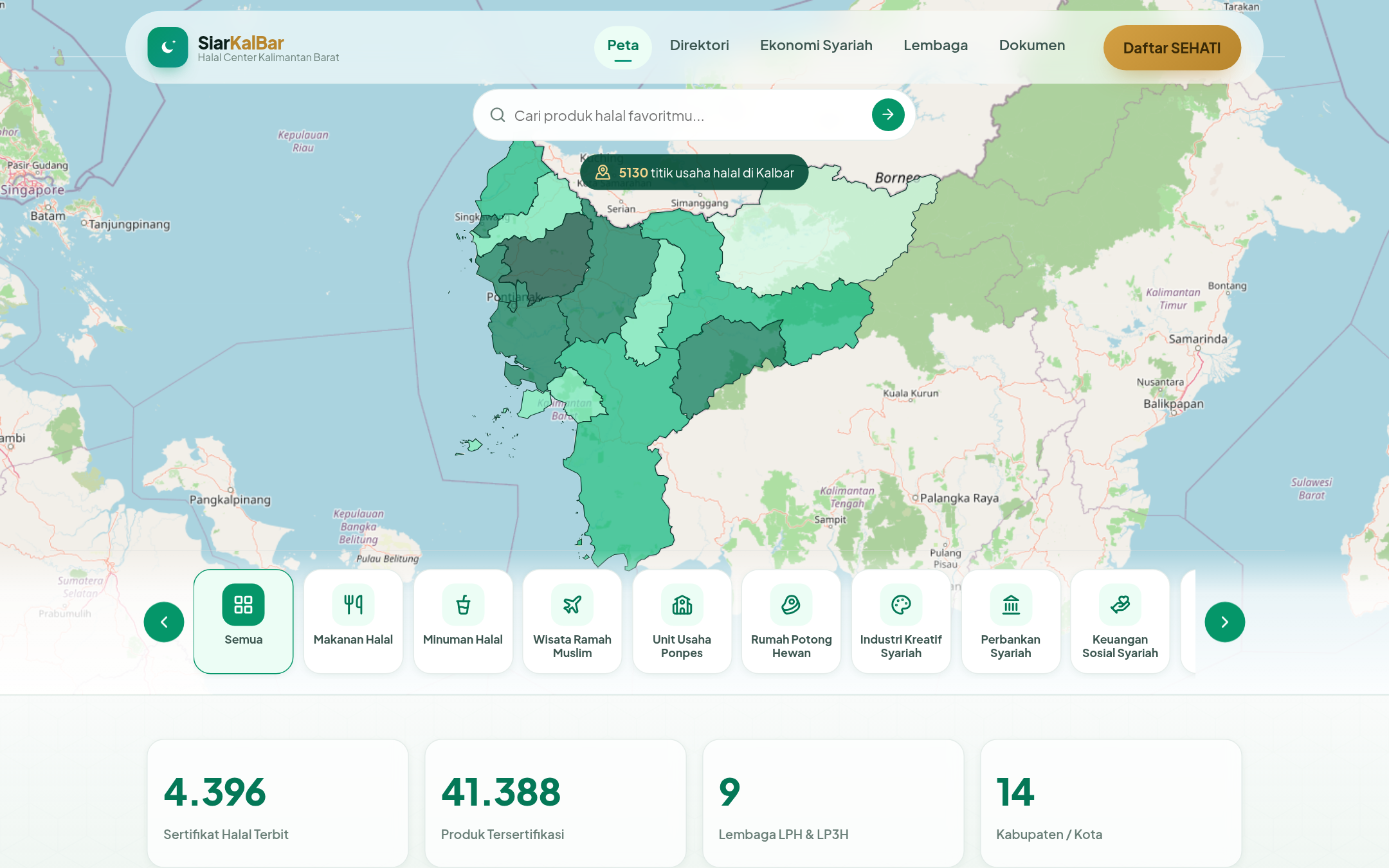 SiarKalBar - Portal Data Ekonomi Syariah Kalimantan Barat